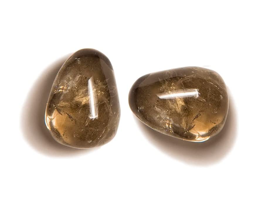 Divine Power Crystal Tumble Original GemStone For Manifestation, Healing and Meditation Smoky Quartz